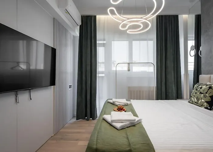 - Center 1br With Private Balcony 아파트 부쿠레슈티